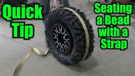 how to set bead on skid steer tire|seating tires on bead.